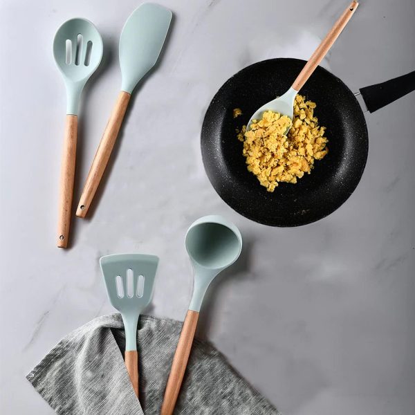 Kitchen Utensil Set with Wooden Handles — product image 2