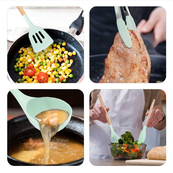 Kitchen Utensil Set with Wooden Handles — product image 3