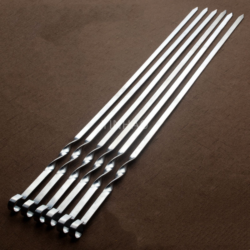 23.5 Inch Heavy-Duty BBQ Skewers — product detail 4 | YinHao Houseware