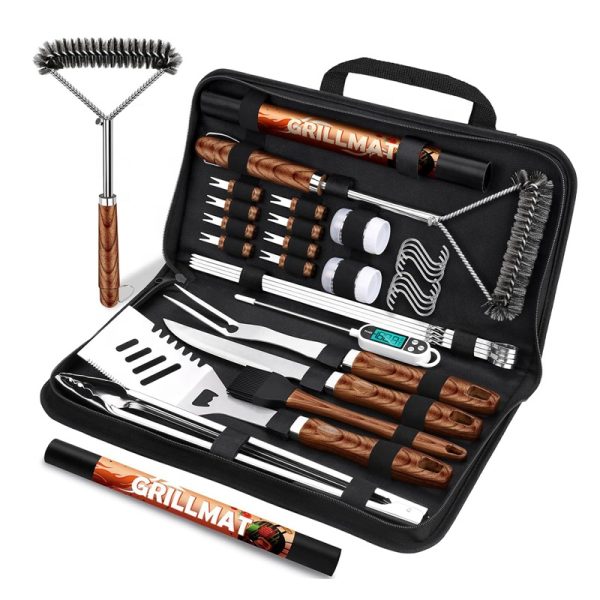 31-Piece Heavy-Duty Stainless Steel BBQ Tool Set with Carry Bag — product image 6