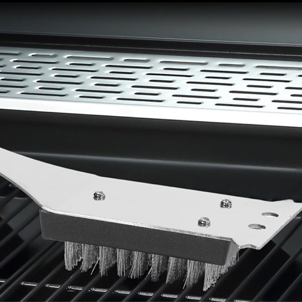 Heat-Resistant Stainless Steel BBQ Tool Set with Silicone Handles — product image 5