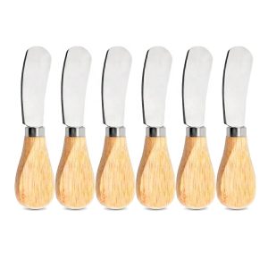 6 Pieces Cheese Spreader Knives Set with.jpg