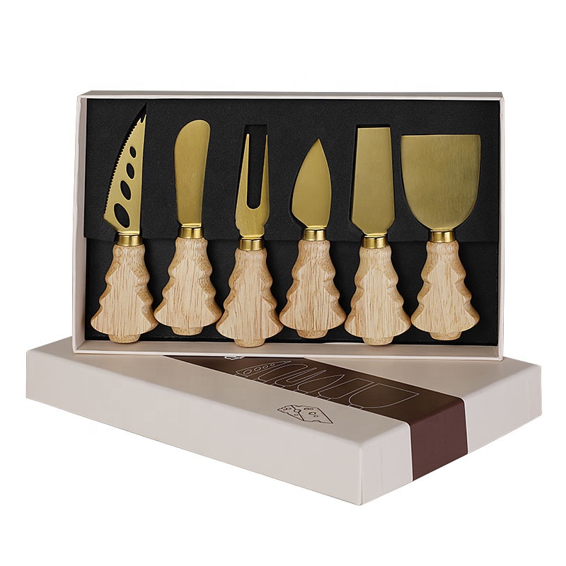 6Pcs Christmas Cheese Knives Set Wooden Handle 4.jpg
