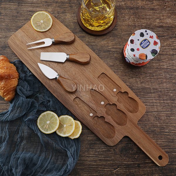 3-Piece Cheese Board & Knife Set — product image 3