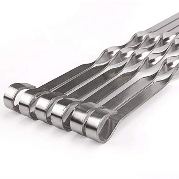 6-Piece 22 Inch BBQ Skewers for Outdoor Cooking — product image 5