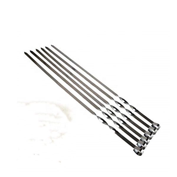6-Piece 22 Inch BBQ Skewers for Outdoor Cooking — product image 6