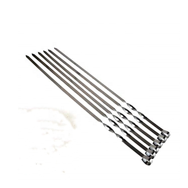 6-Piece 22 Inch BBQ Skewers for Outdoor Cooking — product detail 6 | YinHao Houseware