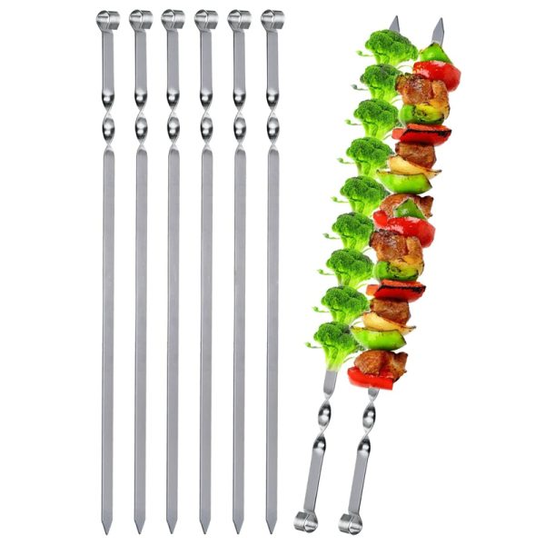 6-Piece 22 Inch BBQ Skewers — product image 6