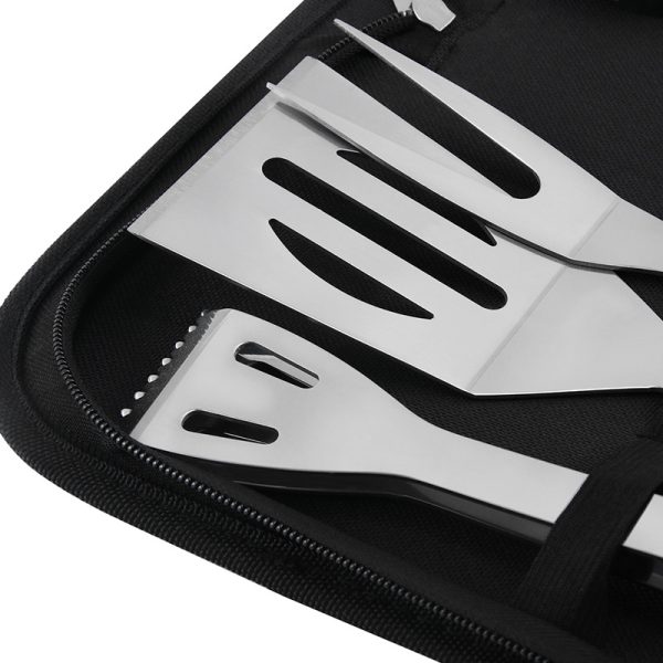 3-Piece Stainless Steel BBQ Tool Set for Outdoor — product image 3