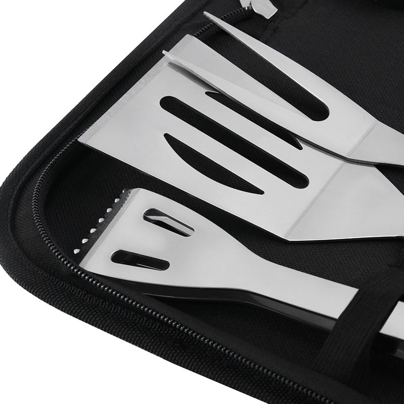 3-Piece Stainless Steel BBQ Tool Set for Outdoor — product detail 3 | YinHao Houseware