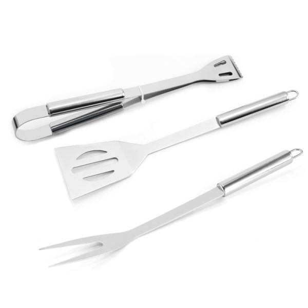 3-Piece Stainless Steel BBQ Tool Set for Outdoor — product image 5