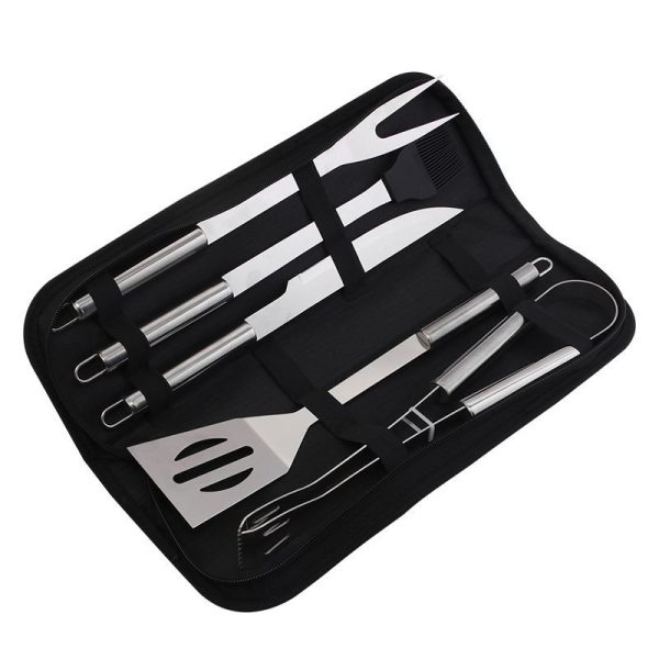 5-Piece Stainless Steel BBQ Tool Set for Outdoor — product image 3