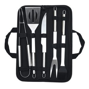 5-Piece Stainless Steel BBQ Tool Set for Outdoor | YinHao Houseware