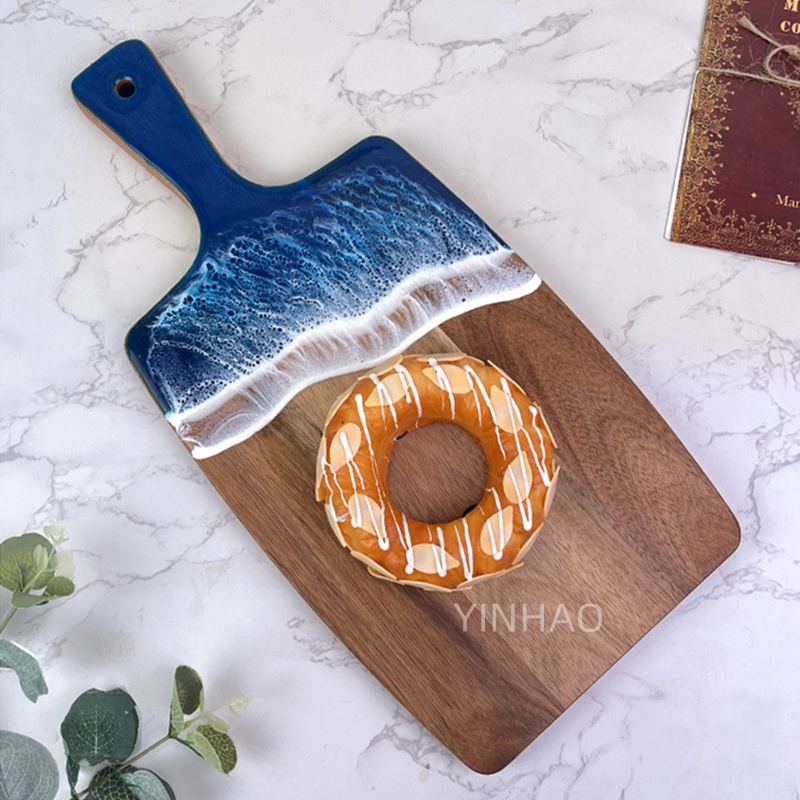 Resin Art Charcuterie Board Set for Gifting — product detail 5 | YinHao Houseware