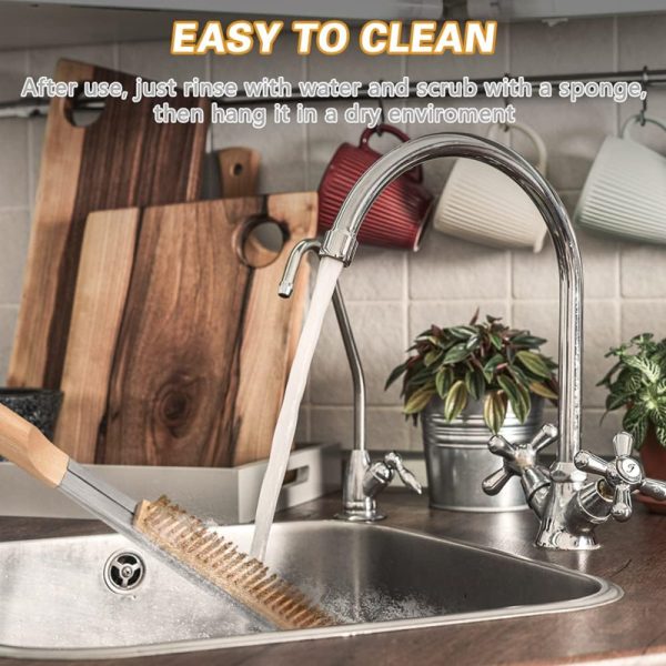 21 Inch Pizza Oven Brush with Wooden Handles — product image 5