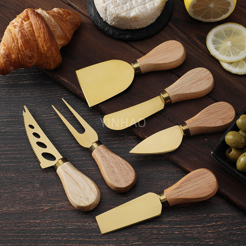 Charcuterie Board Accessories 6Pcs Gold Cheese Knife 3.jpg