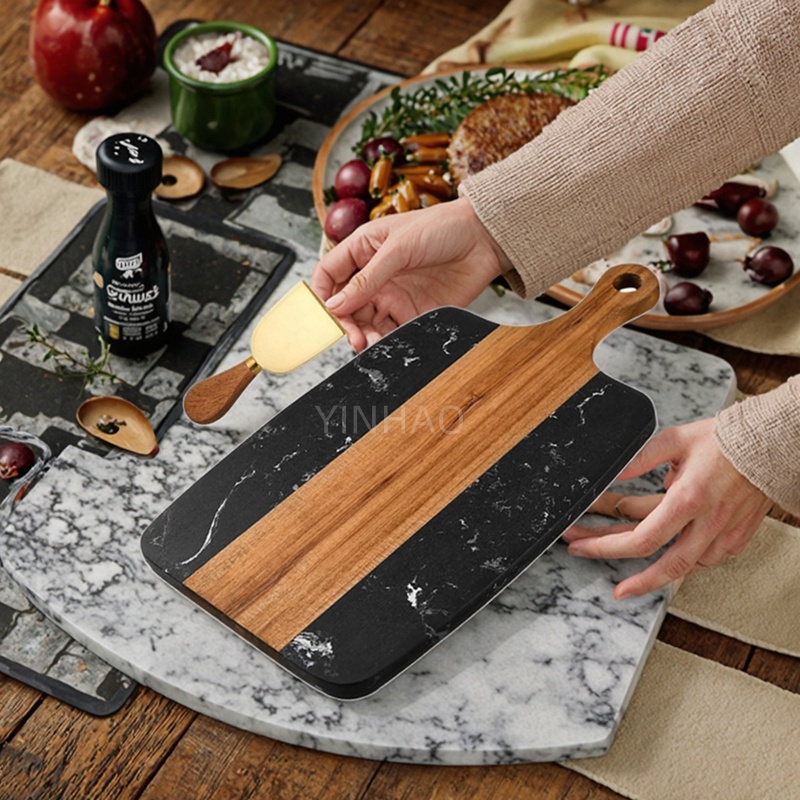 Marble Cheese Board Set for Gifting — product detail 5 | YinHao Houseware
