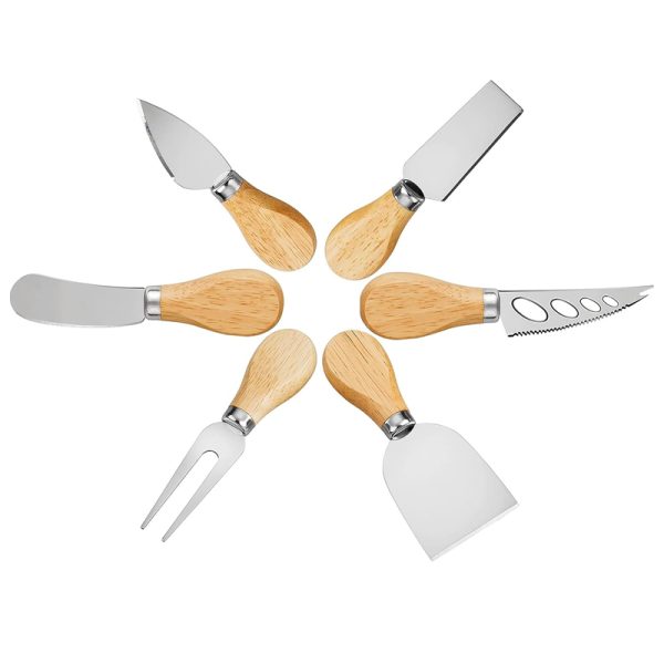 Cheese Knife Set with Wooden Handles — product image 3