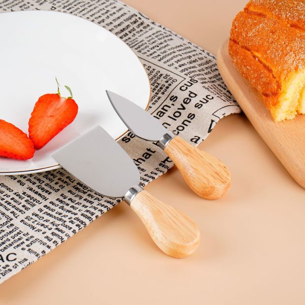 Cheese Knife Set with Wooden Handles — product image 5