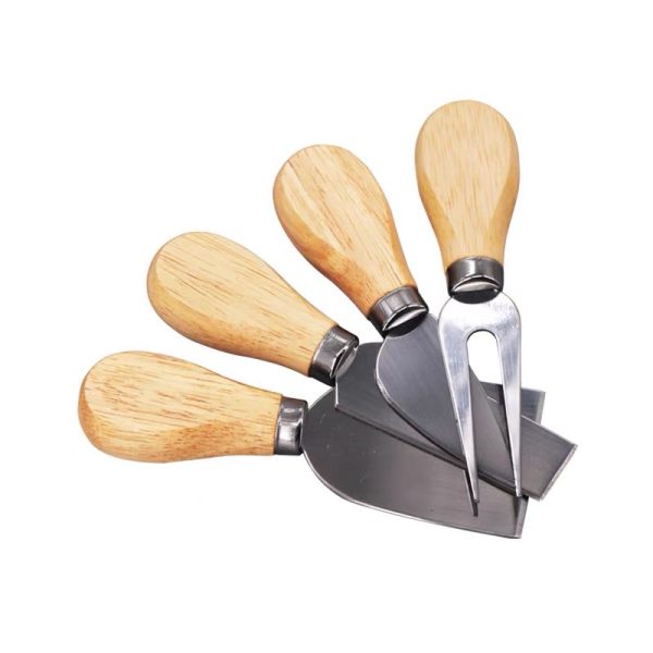 Cheese Knife Set with Wooden Handles — product image 2