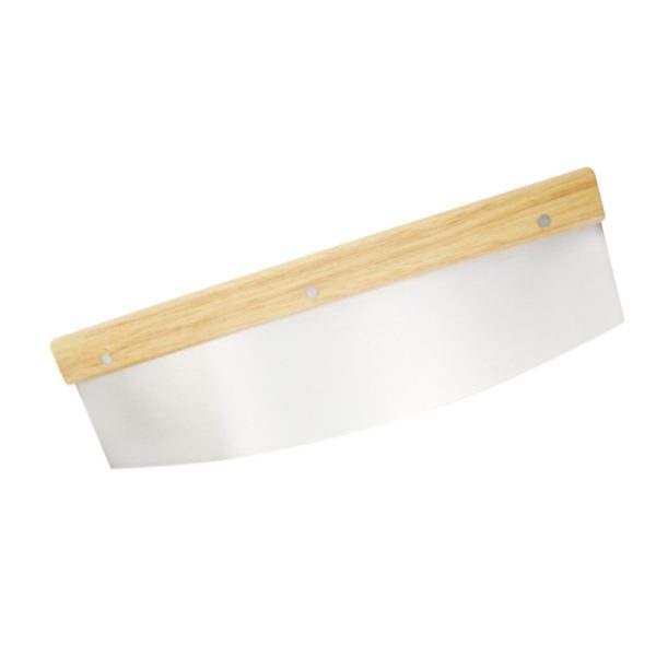14 Inch Pizza Cutter with Wooden Handles — product image 2