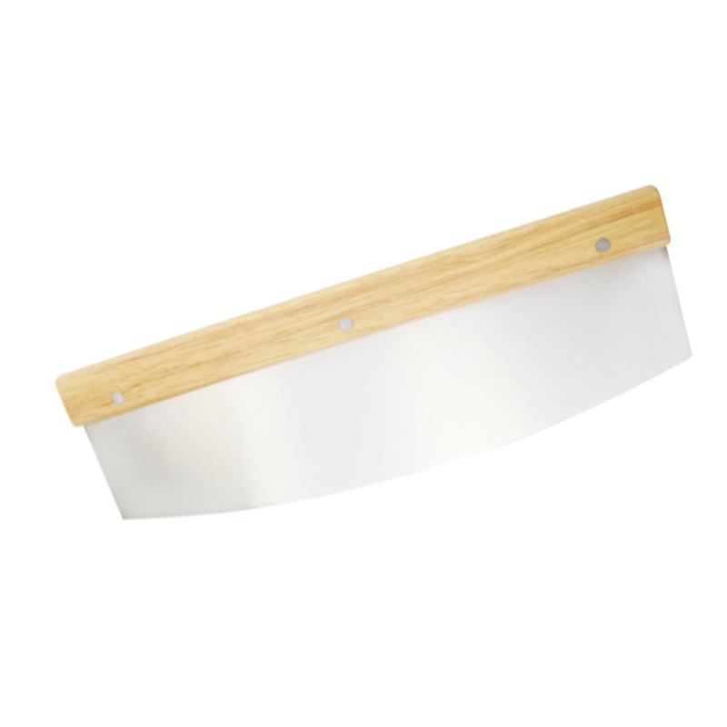 14 Inch Pizza Cutter with Wooden Handles — product detail 2 | YinHao Houseware