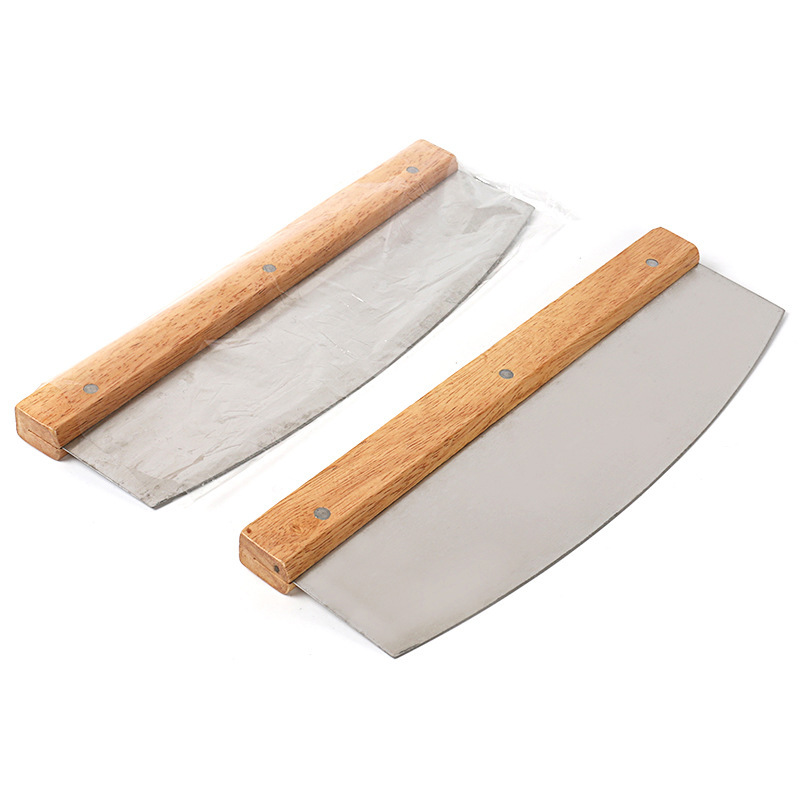 14 Inch Pizza Cutter with Wooden Handles — product detail 6 | YinHao Houseware