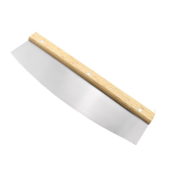 14 Inch Pizza Cutter with Wooden Handles — product image 1