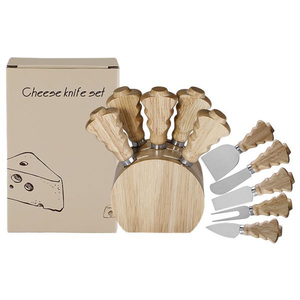 6-Piece Cheese Board & Knife Set — product image 2