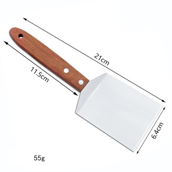 2.5 Inch BBQ Spatula with Wooden Handles — product image 2