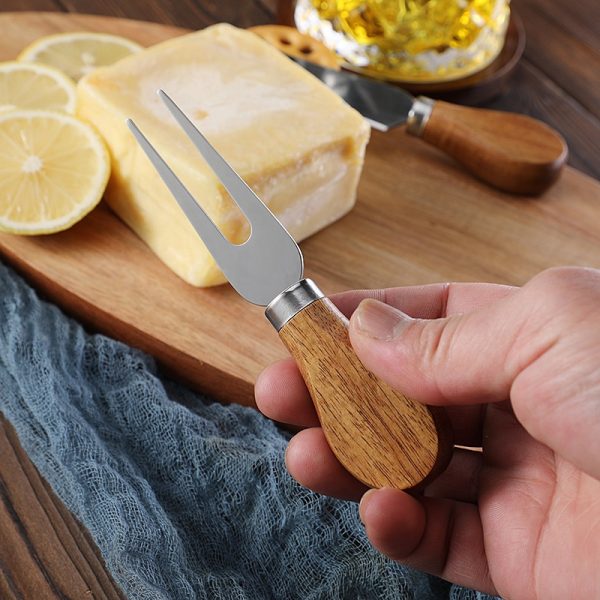 Acacia Wood Cheese Board Set for Home Kitchen — product image 2