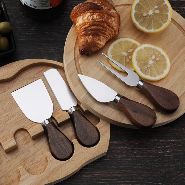 4-Piece Premium Cheese Board Set with Foldable Design — product image 2