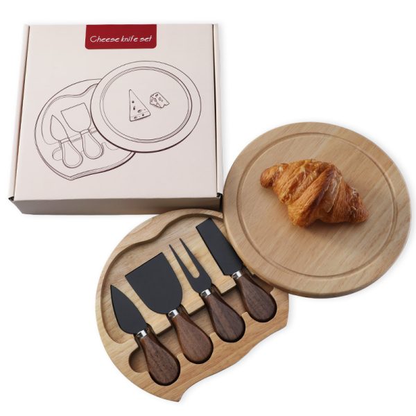 4-Piece Premium Cheese Board Set with Foldable Design — product image 3