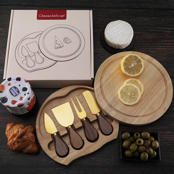 4-Piece Premium Cheese Board Set with Foldable Design — product image 6