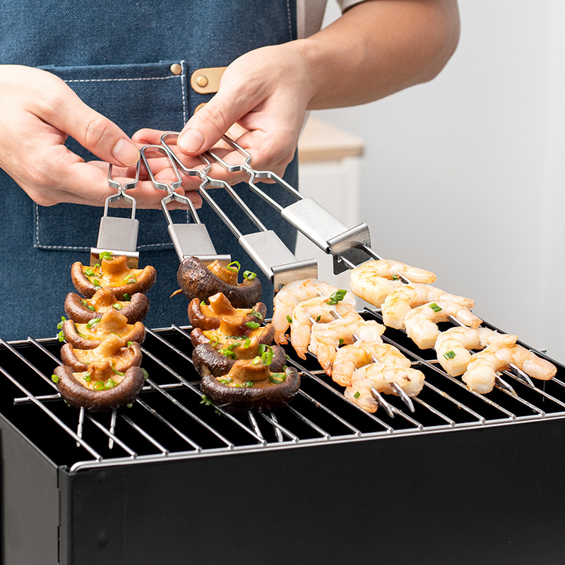 BBQ Skewers with Double Prong — product detail 3 | YinHao Houseware