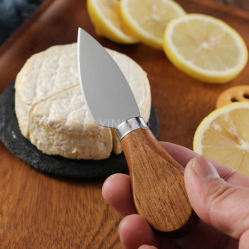 Custom Logo Stainless Steel Acacia Cheese Knife 2.jpg