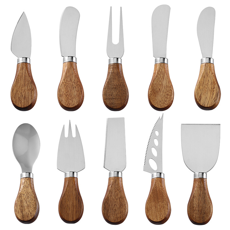 Custom Logo Stainless Steel Acacia Cheese Knife 5.jpg
