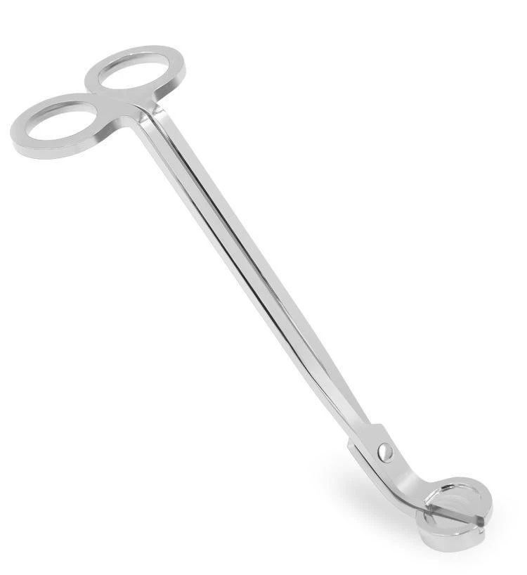Custom Logo Stainless Steel Gold Candle Scissors.webp