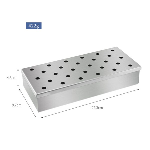 Smoker Box with Wooden Handles — product image 2