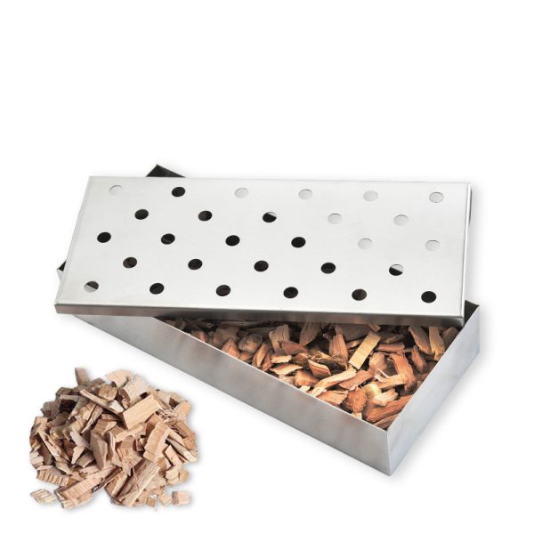 Smoker Box with Wooden Handles — product image 3