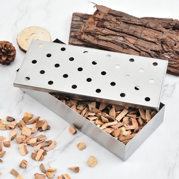 Smoker Box with Wooden Handles — product image 5