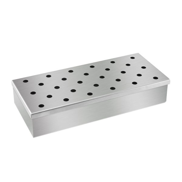 Smoker Box with Wooden Handles — product image 1