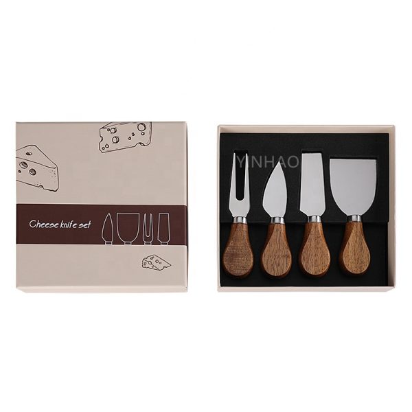 Cheese Knife Set with Wooden Handles for Charcuterie Boards — product image 5