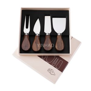 Cutlery Cheese Accessories 4 Pieces Black Walnut.jpg