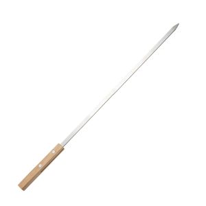 16.5 Inch BBQ Skewers with Wooden Handles with Flat Blade | YinHao Houseware