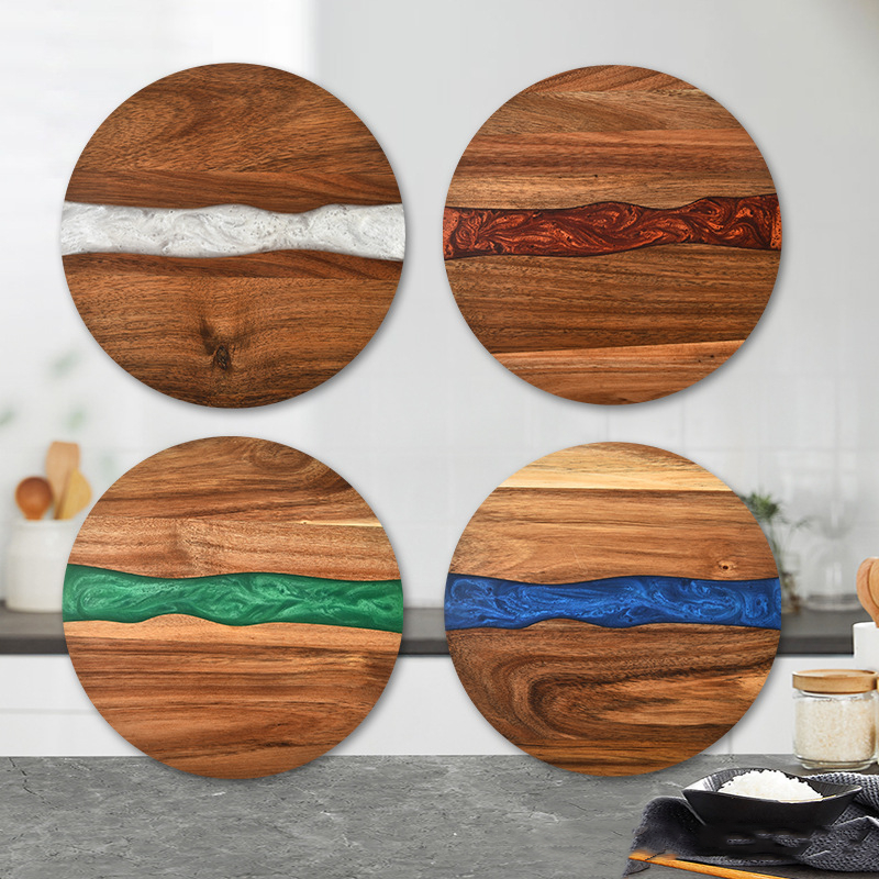Epoxy Resin Wood Charcuterie Resin Round Kitchen 5.jpg