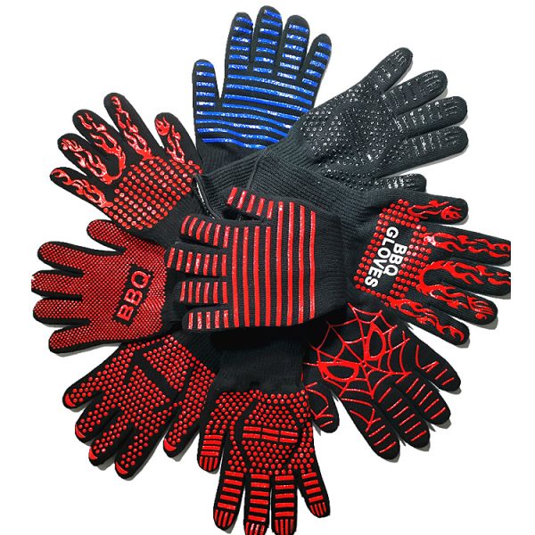 Heat-Resistant Oven Mitt with Silicone Handles, Heat-Proof Mitt — product image 6
