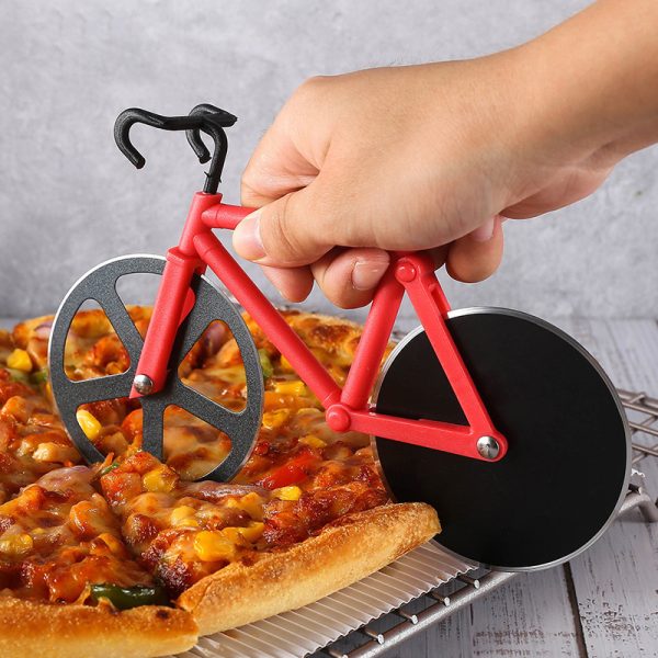 Bike-Shape Pizza Cutter — product image 4