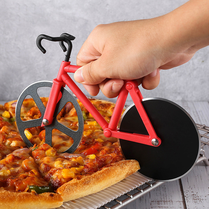 Bike-Shape Pizza Cutter — product detail 4 | YinHao Houseware