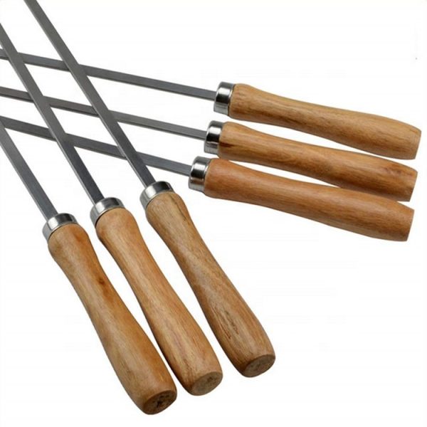 16.5 Inch BBQ Skewers with Wooden Handles — product image 3